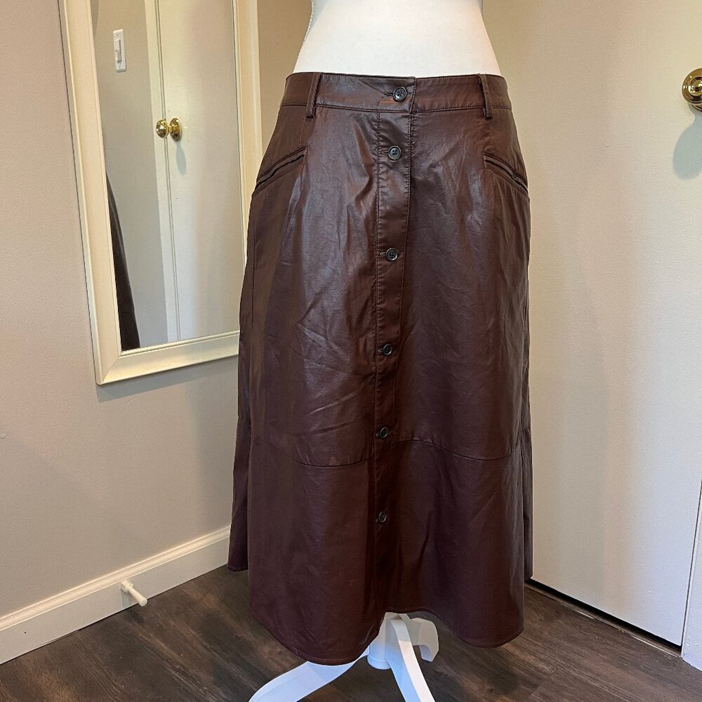 Banana Republic Brown A-Line Skirt